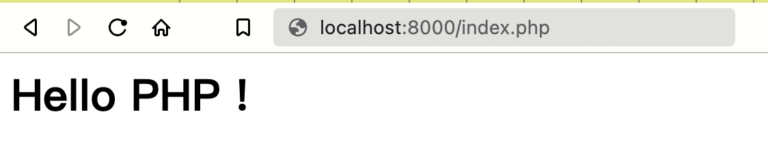 localhost php example